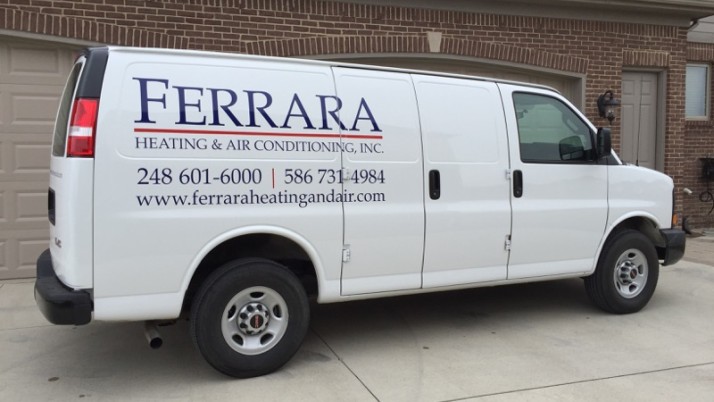 Look Out for the New Ferrara Heating & Air Conditioning Vans!